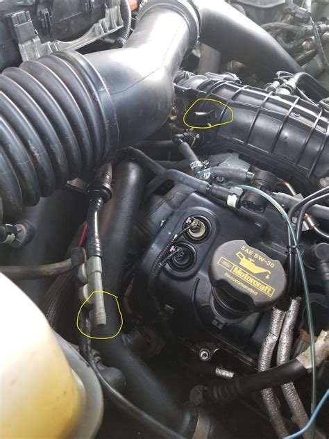 I changed the pads with no change in results. . 2015 f150 iwe vacuum lines
